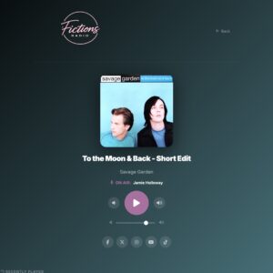 Station Kit listen-live radio player with now playing artwork and on-air presenter